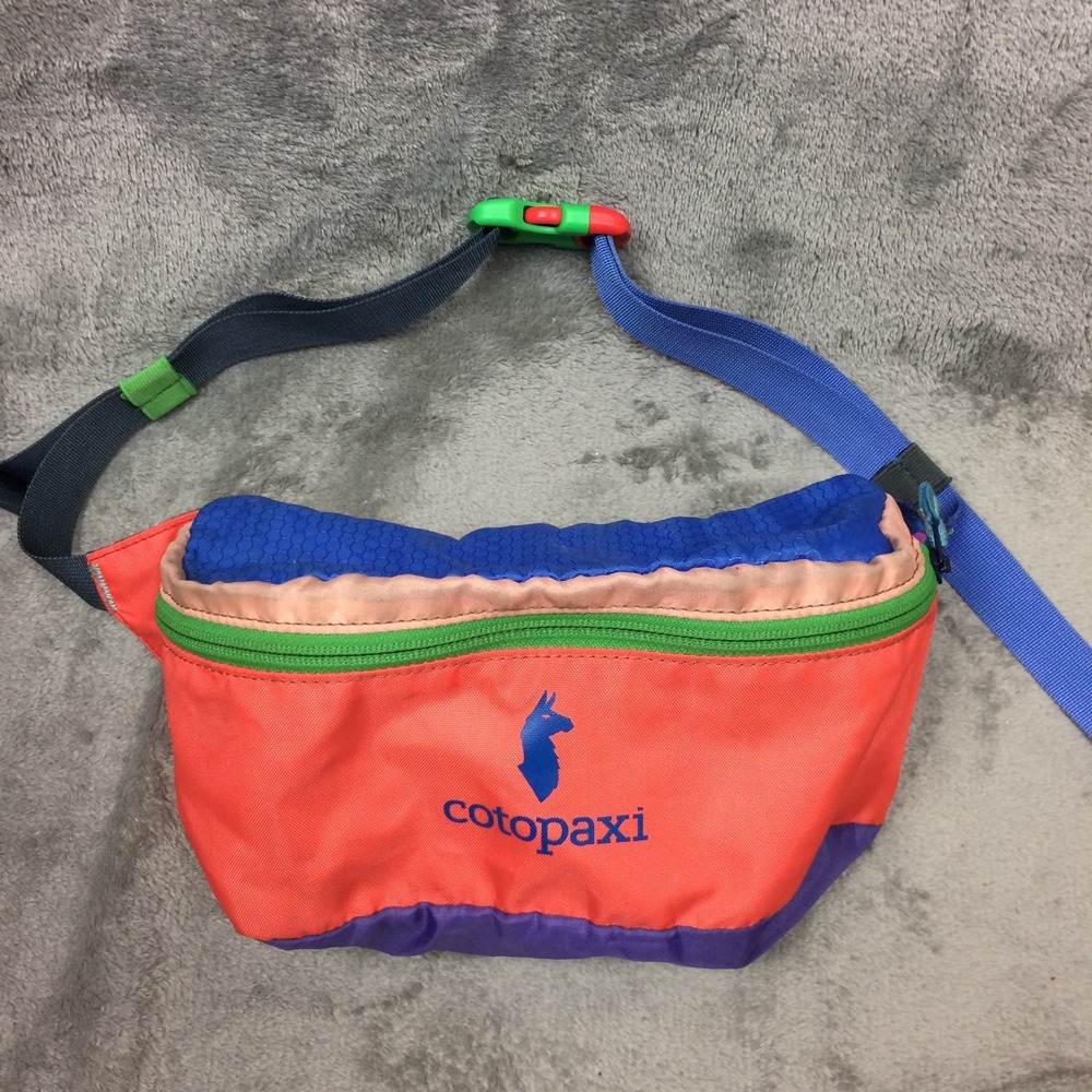 Cotopaxi Del Dia Bataan Fanny Pack Multi Color Hip Pack Hiking Travel Waist Bag